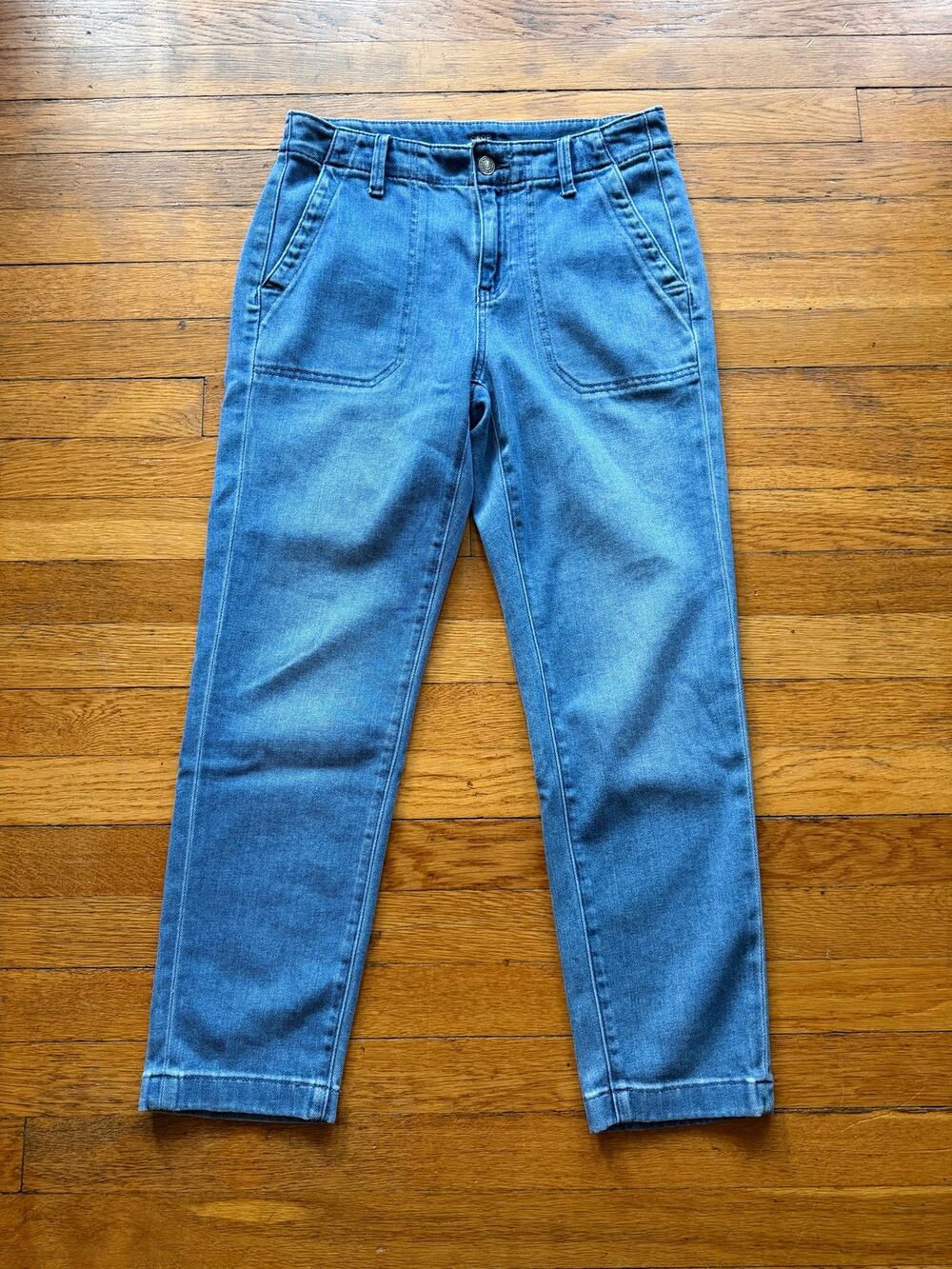 CHICO’S Crop Soft Stretch Jeans Womens sz 2 (Chico's sz 00)